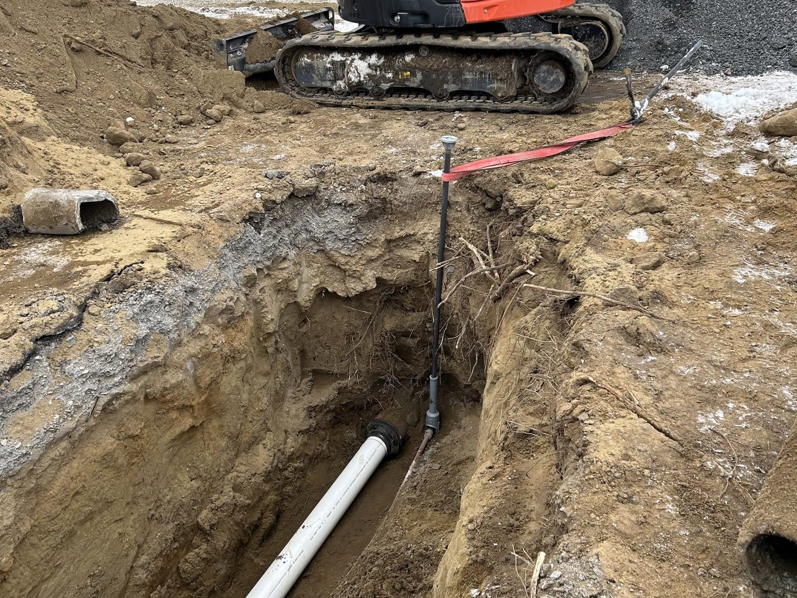 Chantier de drain français numéro 2