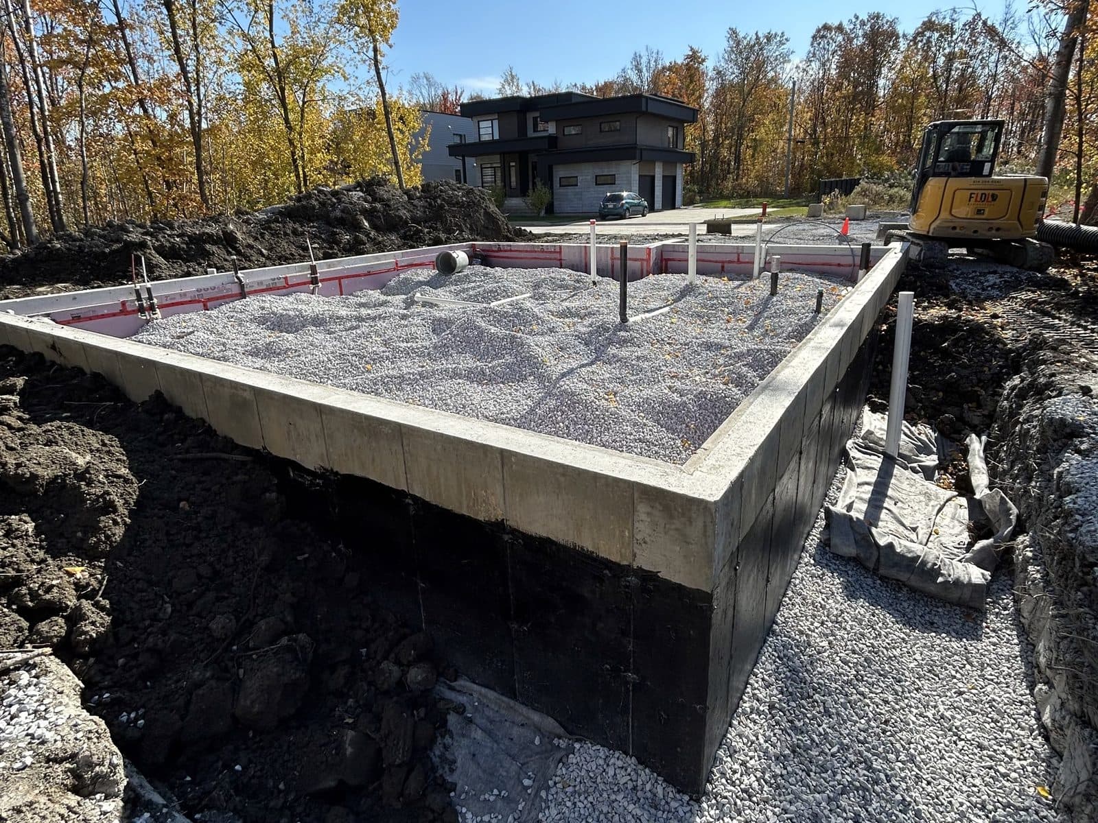 Chantier de drain français numéro 3