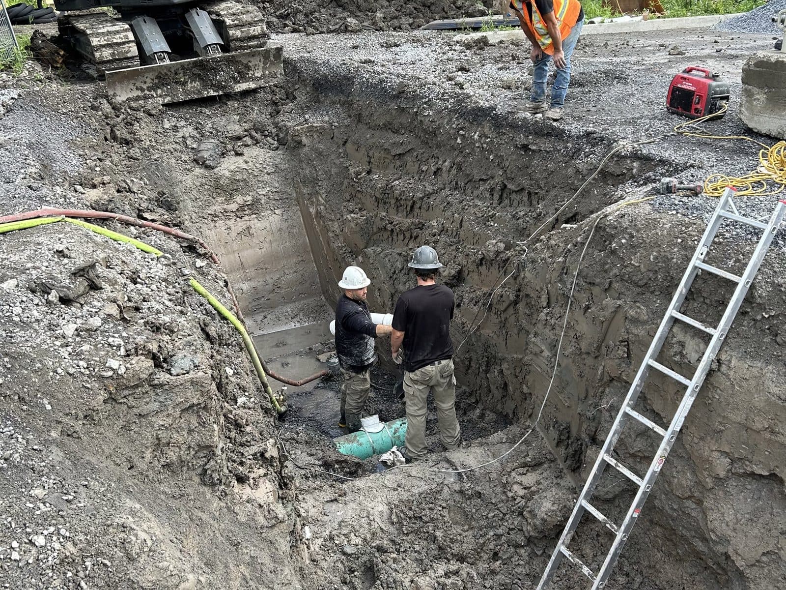 Chantier de drain français numéro 5