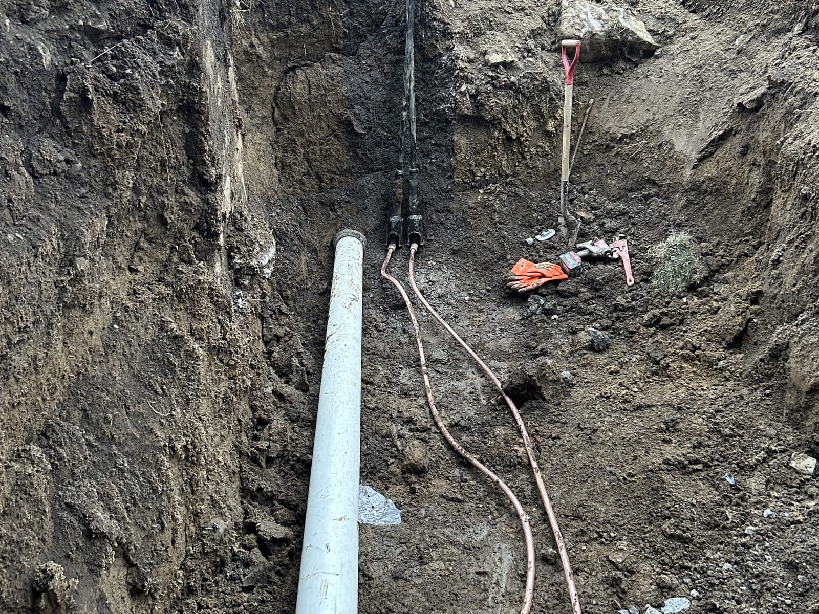 Chantier de drain français numéro 7
